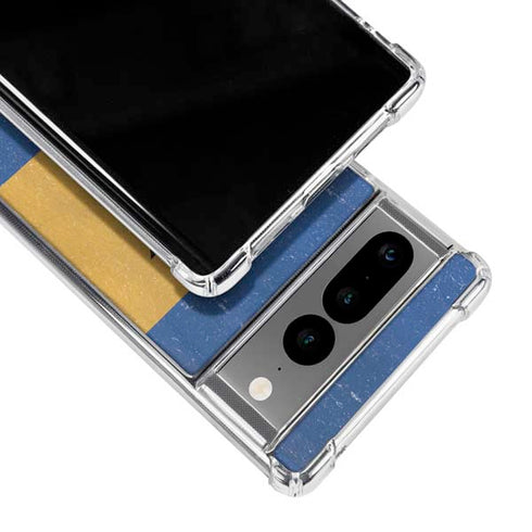 Barbados Flag Distressed Google Pixel 7 Pro Clear Case